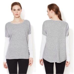 VINCE Wool and Cashmere blend sweater Gray Size M